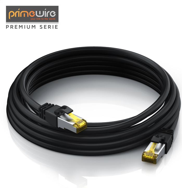 Produktbild Primewire CAT.7 Netzwerkkabel - Ethernet Gigabit Lan Kabel RJ45 - 10 Gbit/s - Patchkabel - komp. CAT.6 CAT.8 (S/FTP, PiMF, CAT7, 25 m)