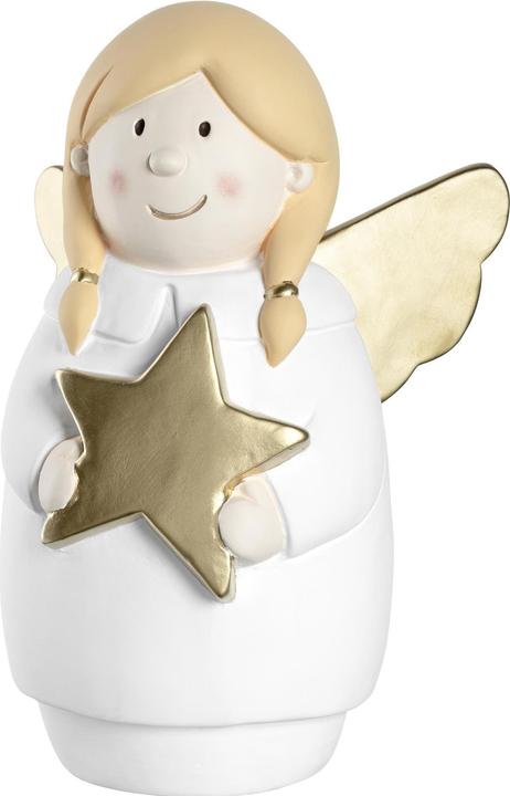 Leonardo Weihnachtsfigur Candela Engel 30 cm, Gold/Weiss