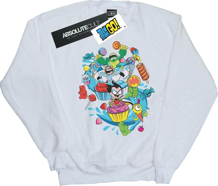 Actual product image Womens/Ladies Teen Titans Go Candy Mania Sweatshirt (S)