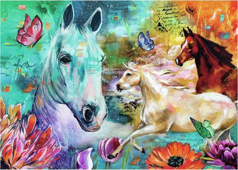 Immagine prodotto Ravensburger Puzzle Fantasy Horses 300 pezzi extra large (300 pezzi)