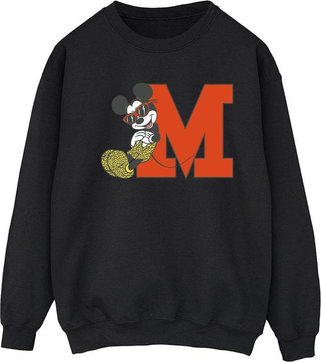Actual product image Disney Womens/Ladies Mickey Mouse Leopard Trousers Sweatshirt (M)