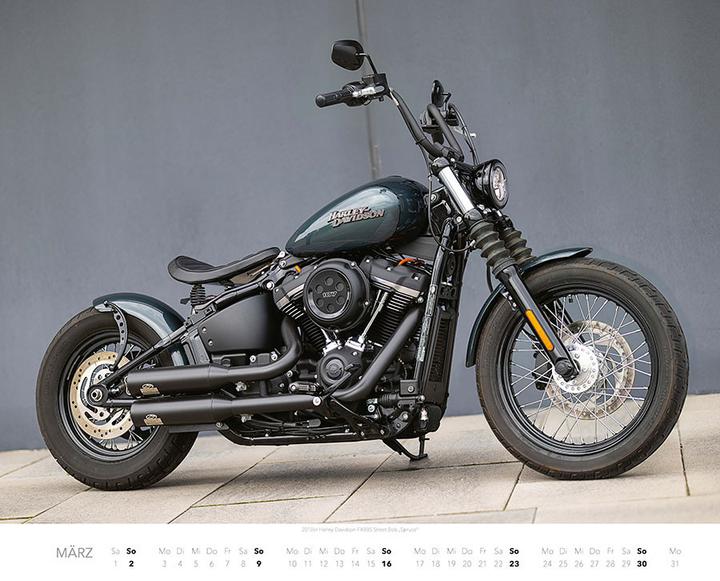 Produktbild Best of Harley Davidson Kalender 2025 (Harter Einband, Deutsch)