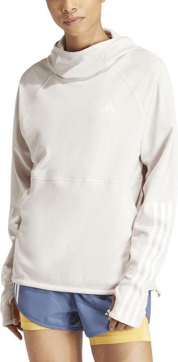 Immagine prodotto adidas Felpa con cappuccio Own The Run 3-Stripes da donna (M)