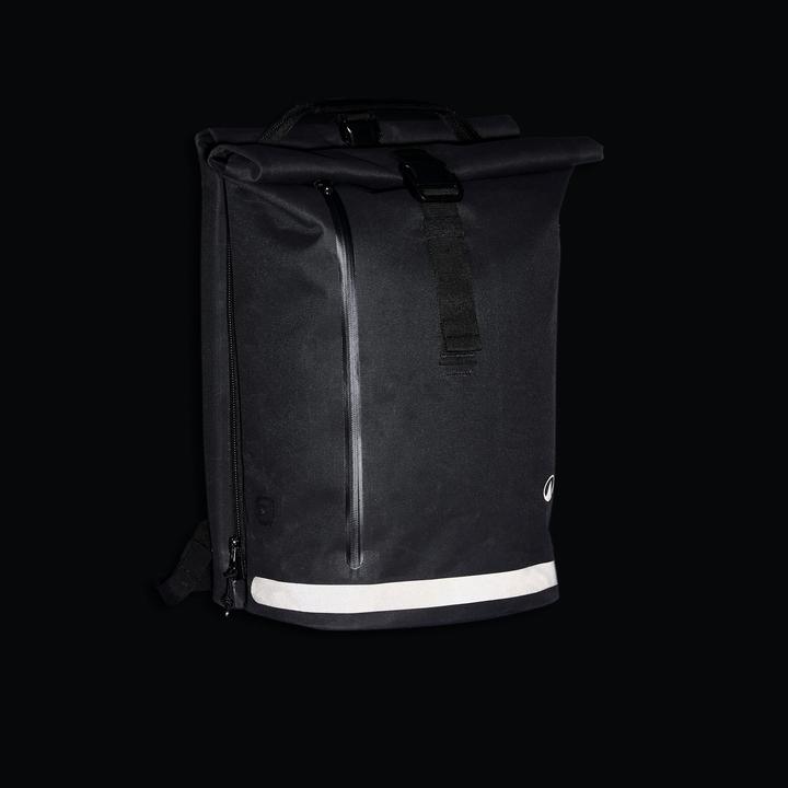 Image du produit Btwin Sac à dos sacoche vélo double pour porte-bagages 31 litres gris foncé (31 l, Sacoches)
