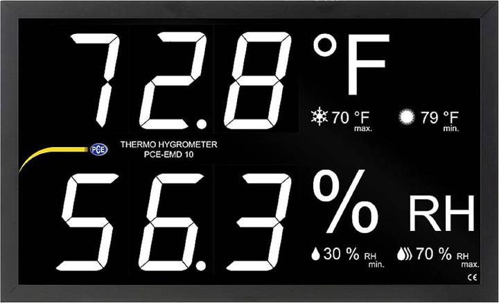 Immagine prodotto PCE Instruments PCE-EMD 10 Panelmeter da 0 a 99,9 % rH (Custodia del dispositivo di misurazione)