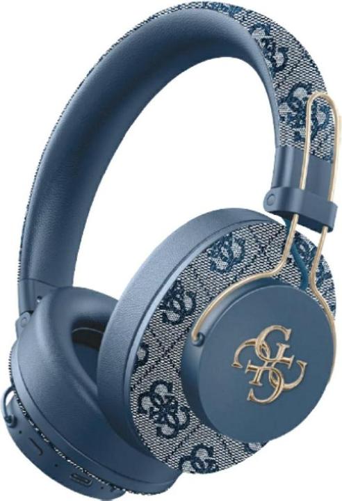 Actual product image Guess Headphones Bluetooth ENC Metal 4G Logo blue (Wireless)