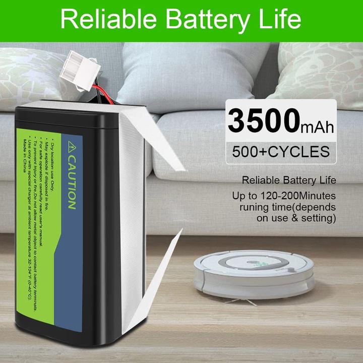 Actual product image Tesvor X500 battery