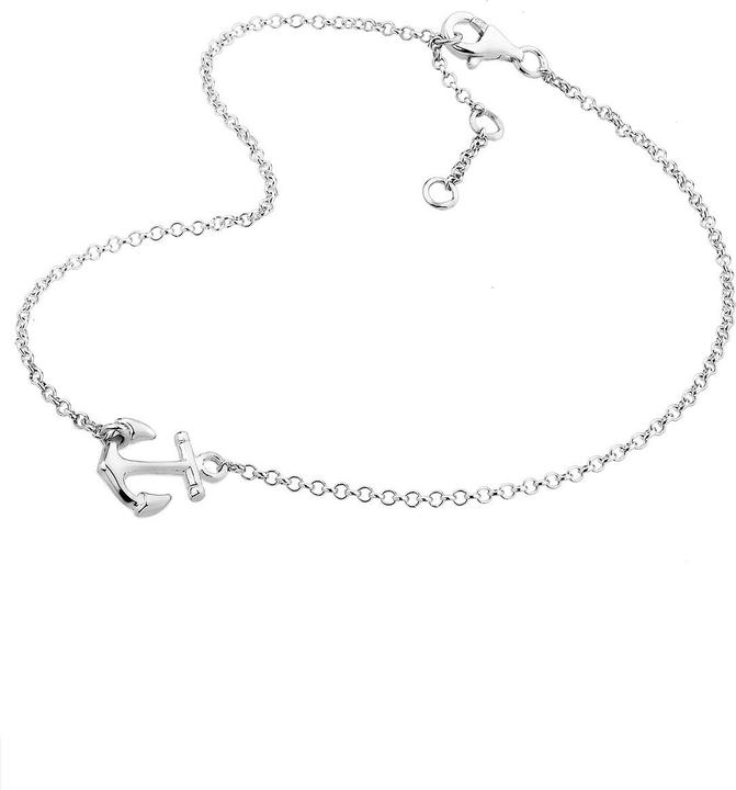 Produktbild Elli Fusskette mit Anker Symbol (Sterling Silber, 25 cm)