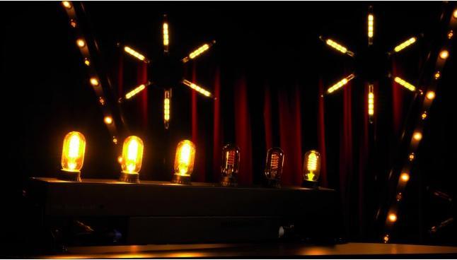 Showtec Edison Bar E6 DMX LED dimmer with 6 x E27 Socket