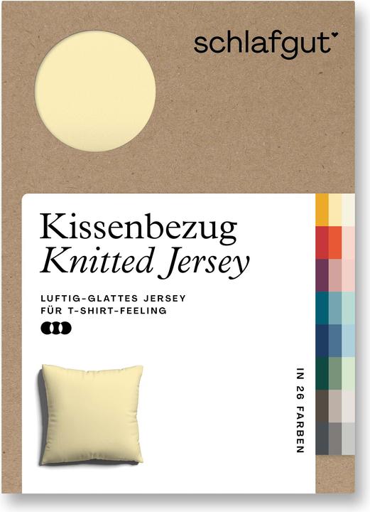 Actual product image schlafgut Knitted Jersey (Duvet cover, 40 x 40 cm)
