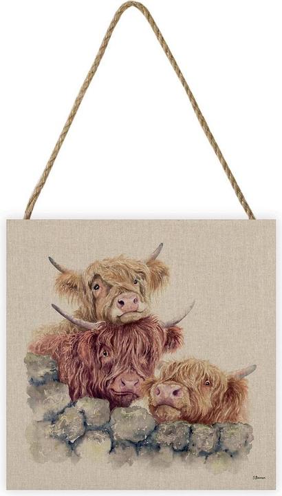 Produktbild Jane Bannon Neighbourhood Watch Wooden Block (20 x 20 cm)