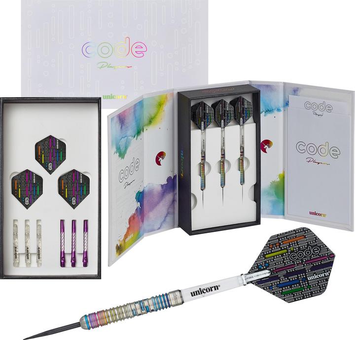 Actual product image Unicorn Seigo Asada Code Players Steel Dart (23 g)