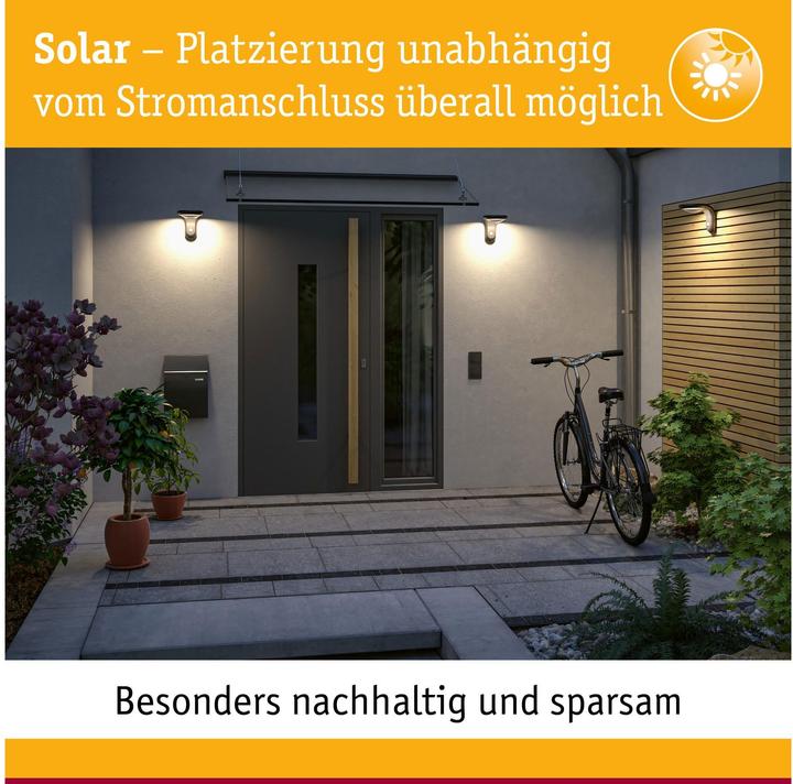 Produktbild Paulmann Solar Hausnummernleuchte (6 lm, IP44)