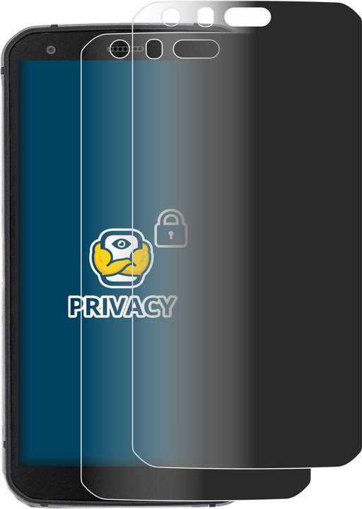 Produktbild BROTECT Sichtschutzfolie Anti-Spy Privacy Folie Blaulicht-Schutz (2 Stück, Cat S62 Pro)