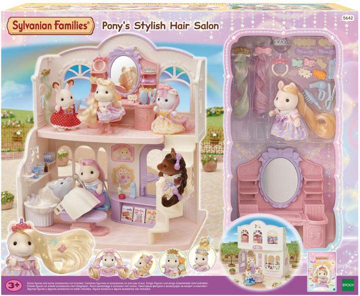 Image du produit Sylvanian Families Salon de coiffure Pony's Stylish Hair Salon