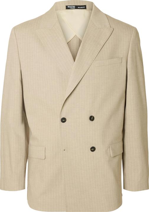 Produktbild Selected Homme Relaxed Fit Nadelstreifen Zweireihiger Blazer (54)