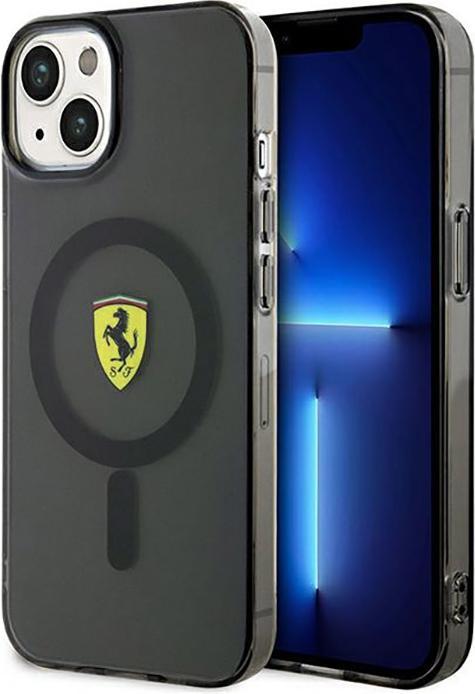 Ferrari FEHMP14SURKK iPhone 14 6.1" black/black hardcase Translucent Magsafe (Apple iPhone 14)