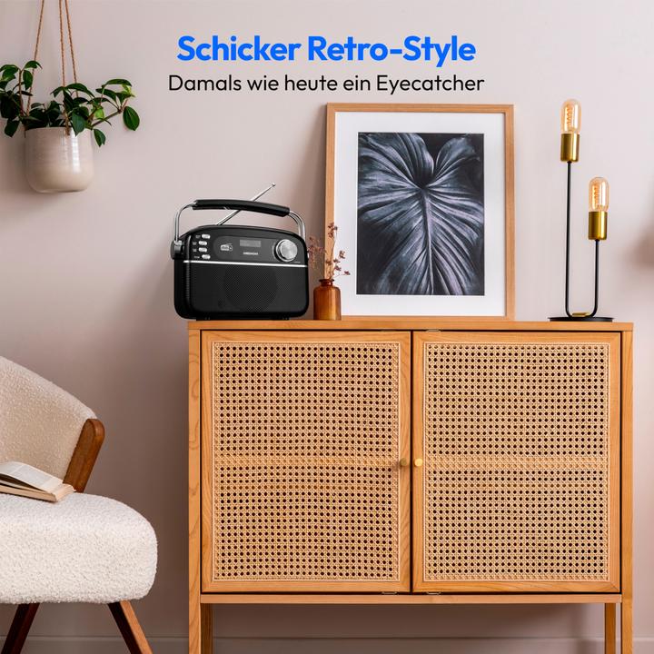 Actual product image Medion DAB+ Radio LIFE E66809 Black (DAB+, FM, Bluetooth)