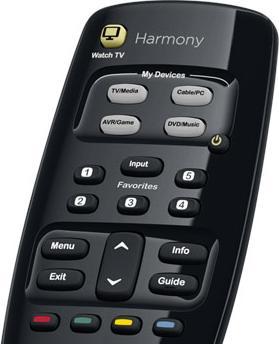 Actual product image Logitech Harmony 350 (Universal remote control, Infrared)