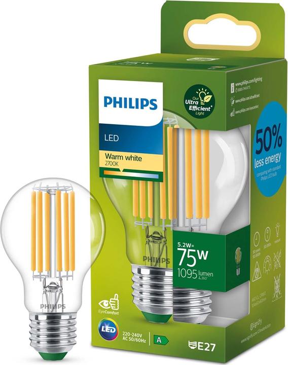 Immagine prodotto Philips LED classico (E27, 5.20 W, 1095 lm, 1 x, A)