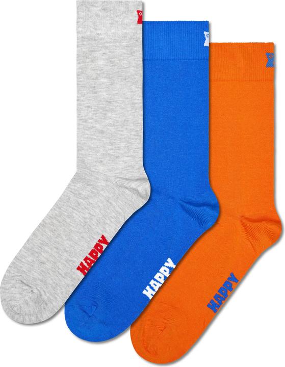 Immagine prodotto Happy Socks Calzini a tinta unita (confezione da 3, 41 - 46)