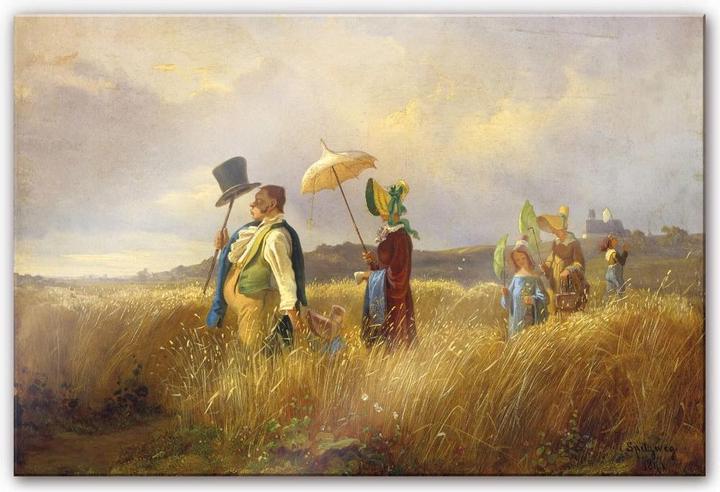 Immagine prodotto Trenddeko Spitzweg - La passeggiata della domenica (60 x 40 cm)