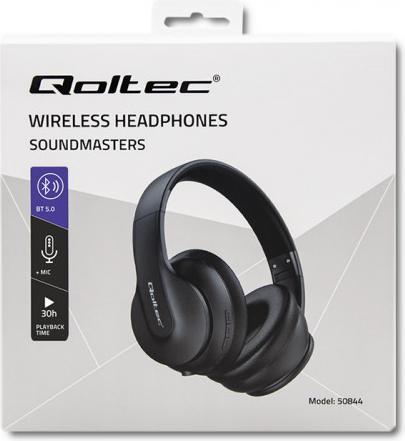 Produktbild Qoltec 50844 Wireless Headphones (30 h, Kabellos)