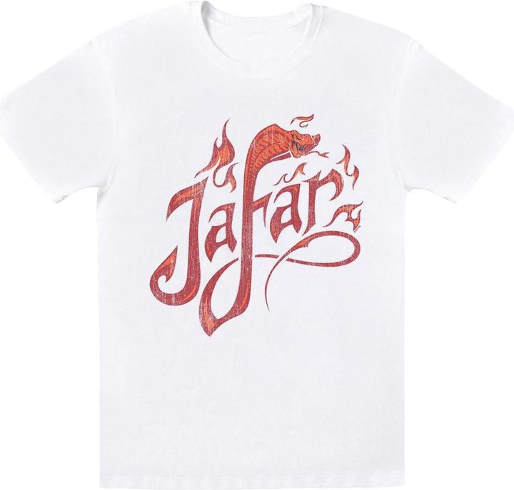 Immagine prodotto Disney Aladdin Movie Jafar Flames Logo Maglietta Ampia Donna (5XL)