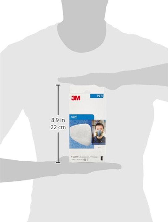 Produktbild 3M P2 Partikel-Einlegefilter 5925 (Atemschutzmaske Ersatzfilter)