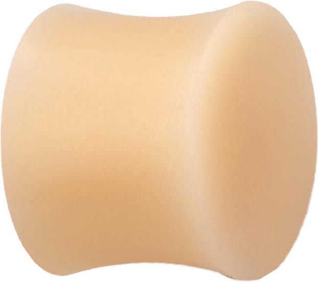Star Piercing Flared Plug Retainer hell (ohne Messing, Silikon)