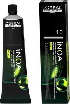 Actual product image L'Oréal Professionnel INOA No Ammonia Permanent Color 60g #4.0 (#4.0)