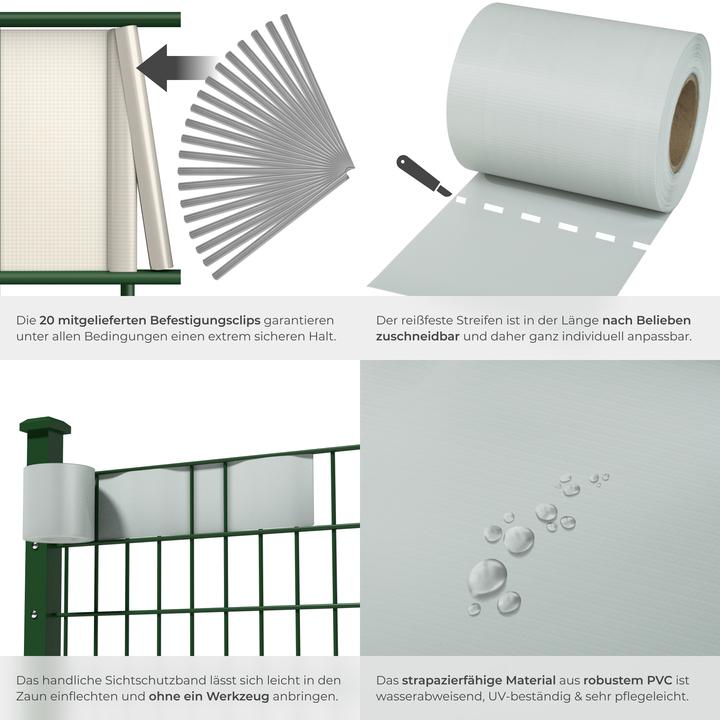 Produktbild tectake PVC Sichtschutzfolie