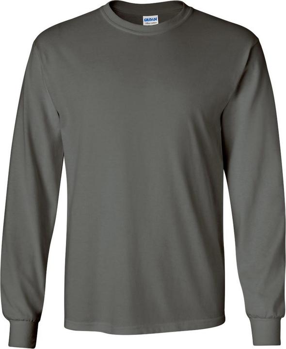 Actual product image Gildan Ultra T-shirt with round neck, long sleeves (L)
