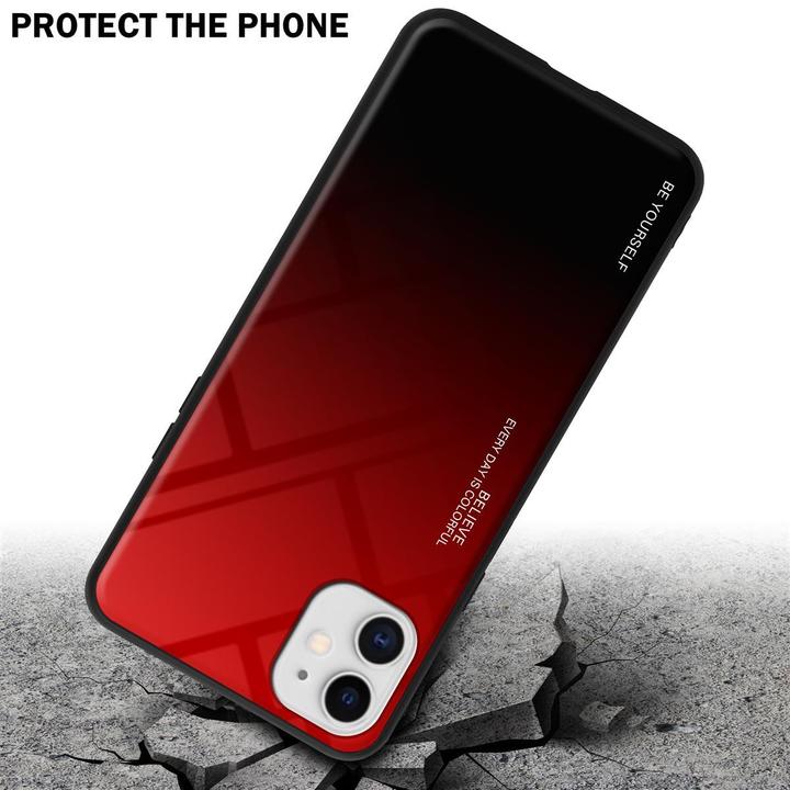Actual product image Cadorabo TPU 2 colors glass cover (Apple iPhone 11)
