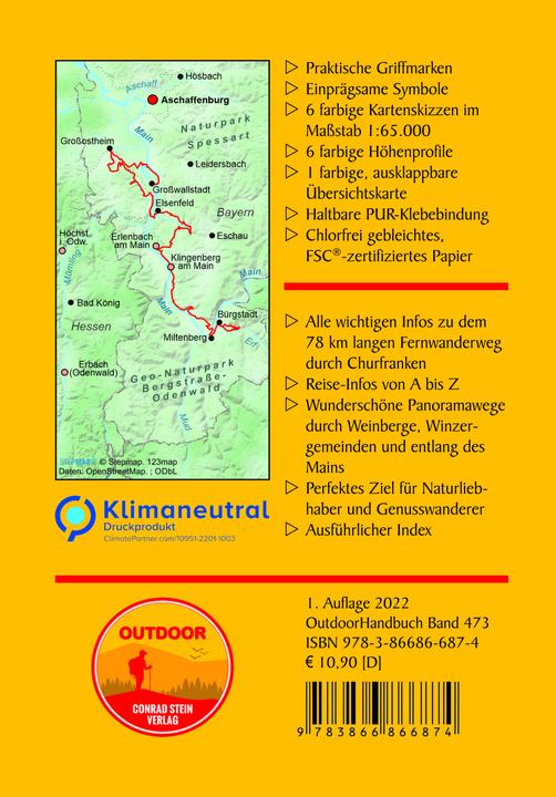 Produktbild Fränkischer Rotwein Wanderweg (Deutsch, Barbara Riedel, 2022)