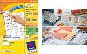 Actual product image Avery Universal labels