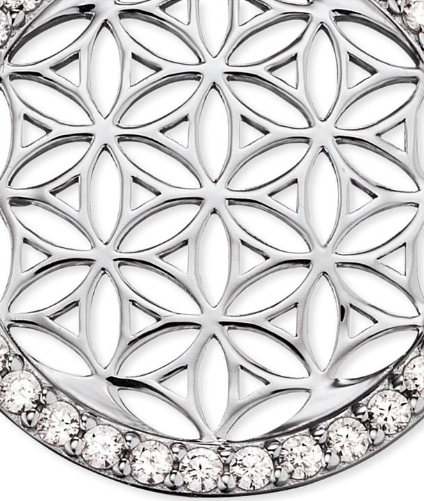 Actual product image Engelsrufer Balance Necklace Flower of Life (Silver rhodium-plated, 925 silver rhodium-plated, 50 cm)