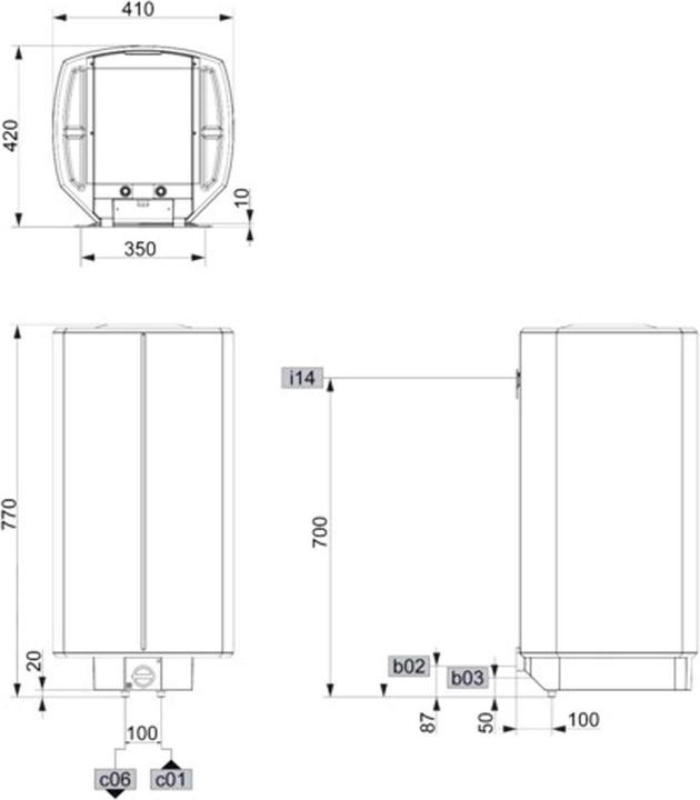 Immagine prodotto Stiebel Eltron Cilindro idraulico a parete HFA-Z 30, riscaldamento rapido, 30 litri, 2-6 kW