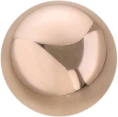 Bijouteria Piercingverschluss (Edelstahl, PVD Beschichtung)