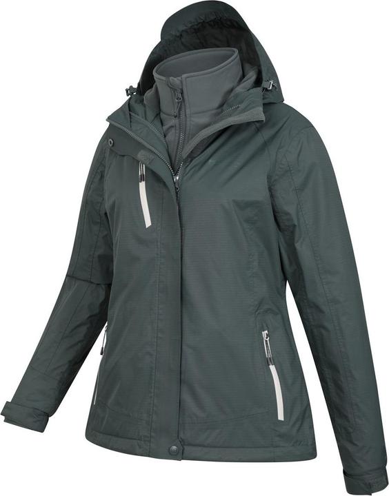 Immagine prodotto Mountain Warehouse Bracken Extreme Giacca Impermeabile 3 In 1 Donna (44 D)