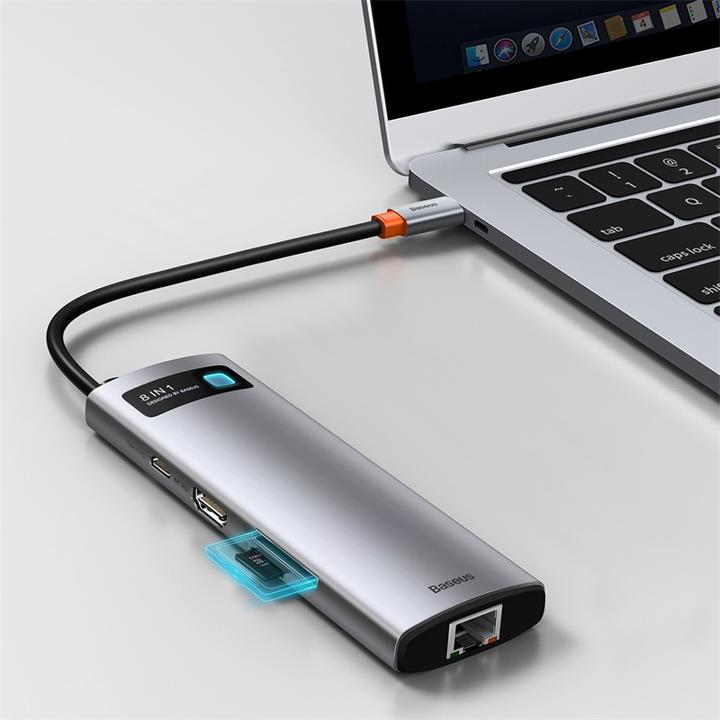 Produktbild Baseus Metal Gelam Series (USB-C, 8 Ports)
