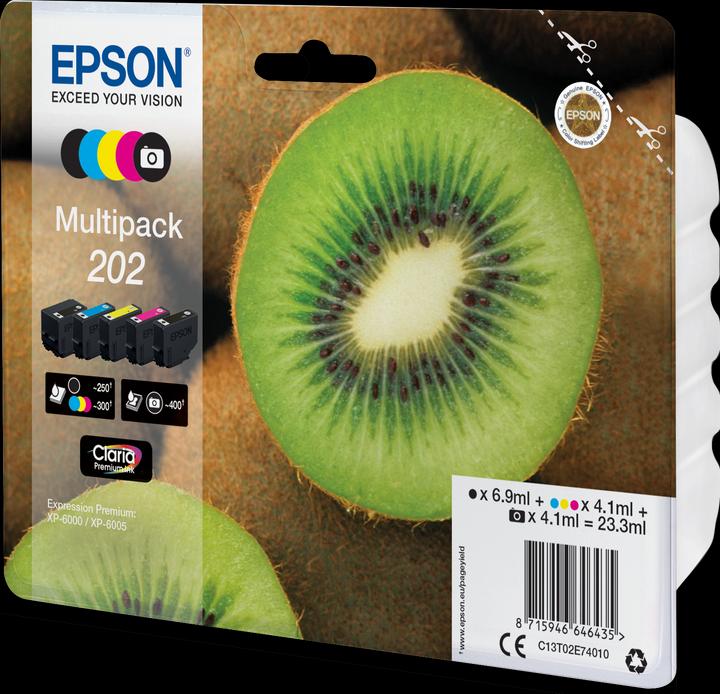 Image du produit Epson 202 Claria Premium Multipack (M, CF, C, PBK, Y)