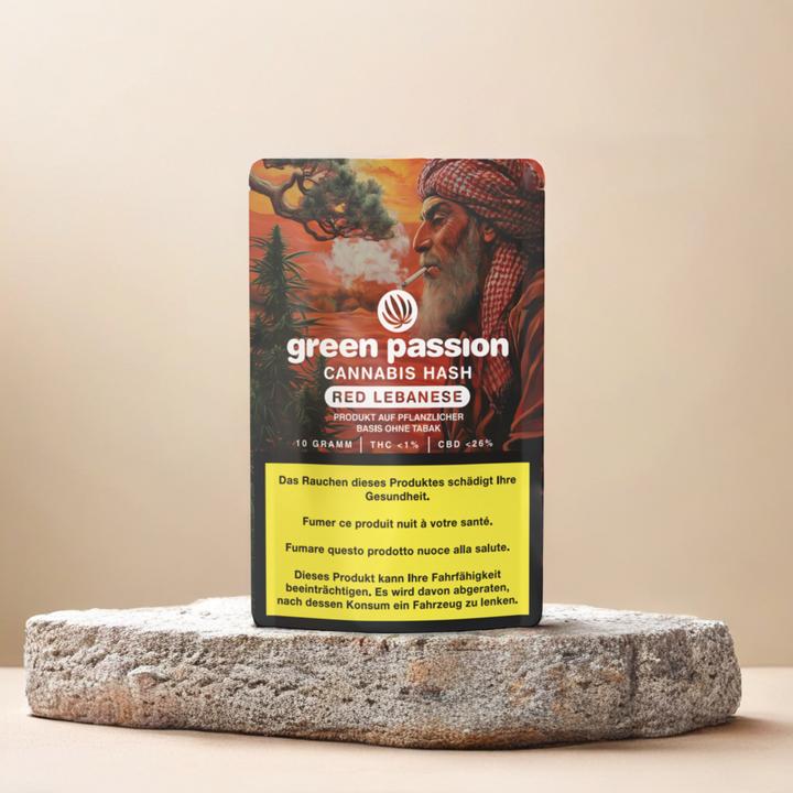 Immagine prodotto Green Passion CBD Hash Red Lebanese (10 g, Interno)