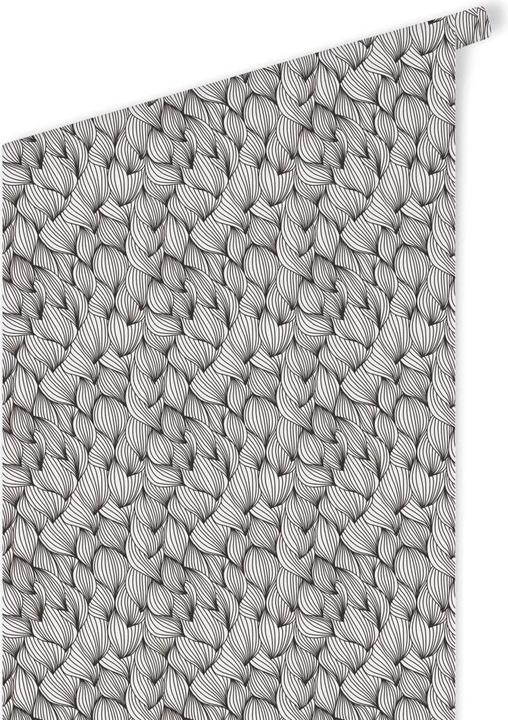 Image du produit Trenddeko Ondes graphiques - noir et blanc (528 x 48 cm)