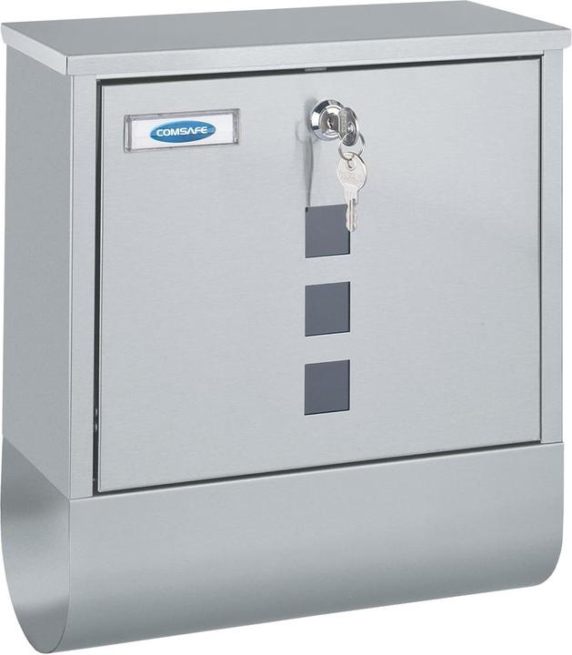Produktbild Rottner T06046 Briefkasten Hellgrau Wandmontierter Briefkasten Stahl