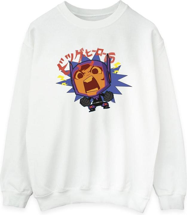 Immagine prodotto Disney Big Hero 6 Baymax Hiro Angry Manga Felpa Donna (L)