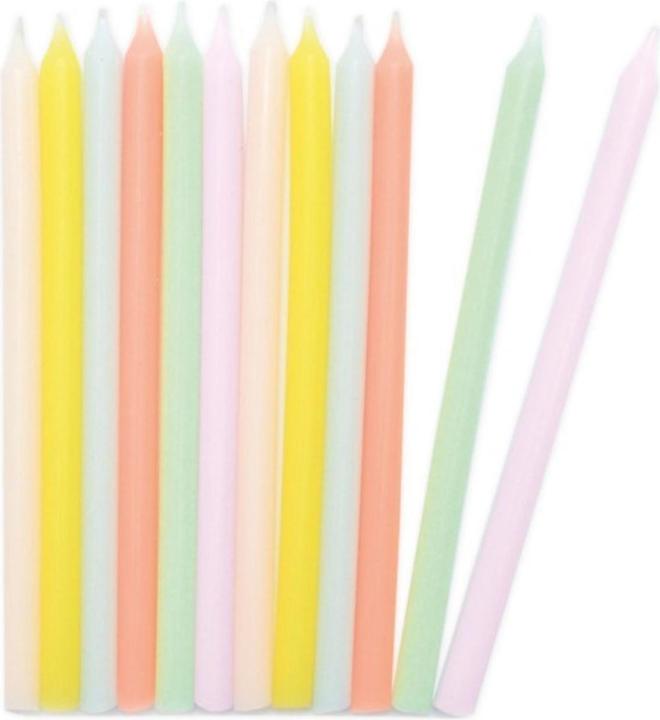 Immagine prodotto ScrapCooking Set di 12 candele lunghe pastello da 12 cm (12 x)
