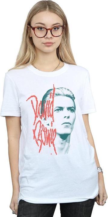 Immagine prodotto David Bowie Mono Stare Maglietta Ampia Donna (3XL)