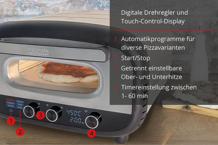 Produktbild Unold PIZZAOFEN Alfredo 68806 (Pizzaofen Elektro)
