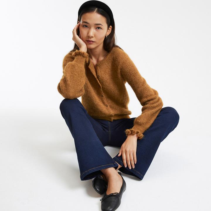 Produktbild La Redoute Collections Strickjacke aus Alpakamix (38)